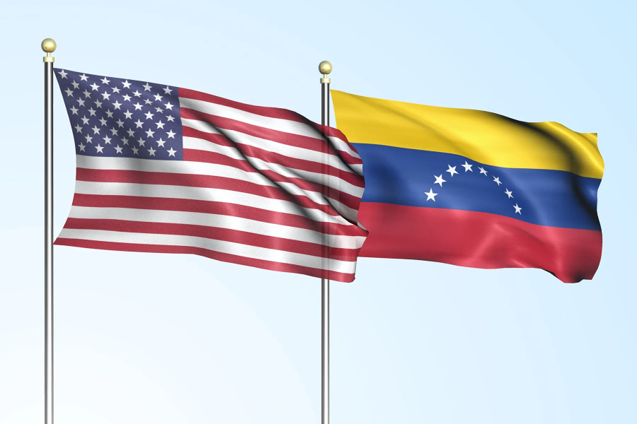 الأزمة بين أميركا وفنزويلا تعكس صراعا دوليا جديدا (وسائل التواصل) 