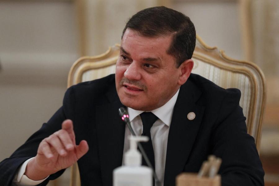 رئيس حكومة الوحدة الوطنية الليبية عبد الحميد الدبيبة (أ ف ب)